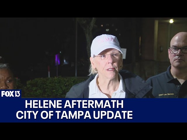 ⁣Tampa officials hold news conference on Davis Islands water rescues