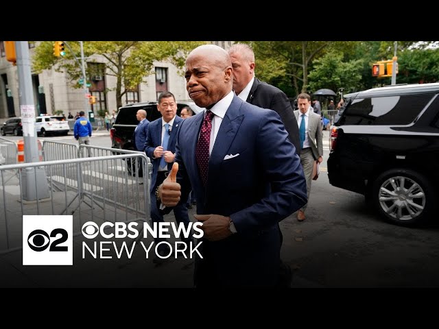 ⁣NYC Mayor Eric Adams pleads not guilty on bribery charges - full coverage