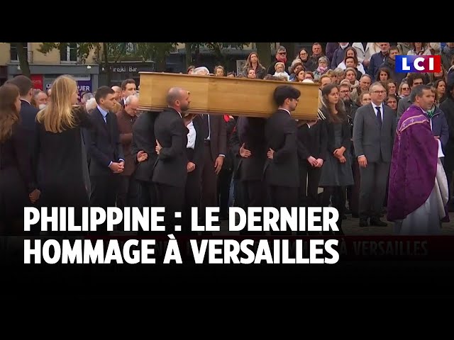 ⁣Philippine : le dernier hommage à Versailles