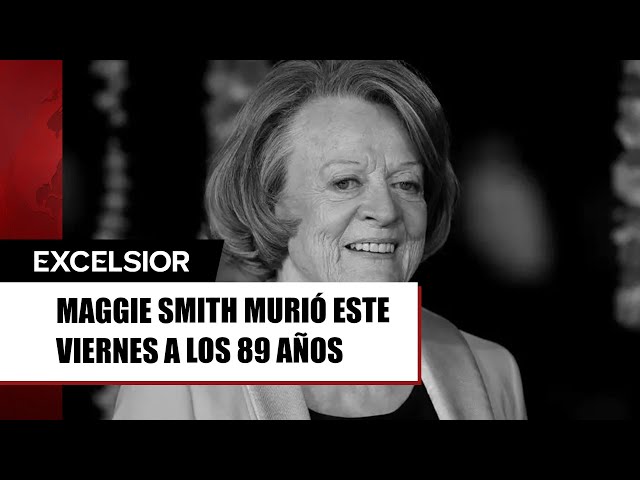 ⁣Murió Maggie Smith, la icónica actriz de Harry Potter y Downton Abbey