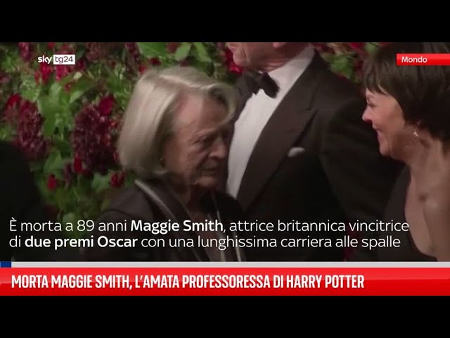 ⁣L'attrice britannica Maggie Smith muore all'età di 89 anni