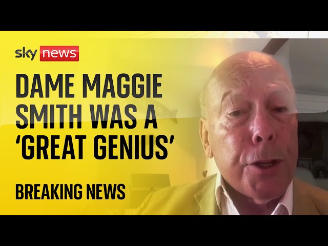 ⁣Dame Maggie Smith was a 'great genius', says Downton Abbey creator Julian Fellowes