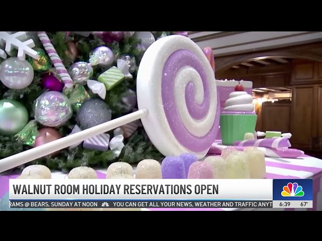 ⁣Macy's Walnut Room now accepting reservations