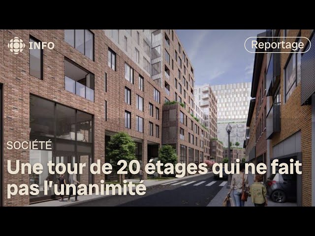 ⁣Le projet de 20 étages dans Saint-Roch soulève des inquiétudes