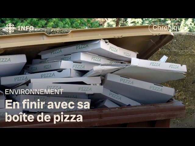 ⁣Comment bien se départir de sa boîte de pizza?