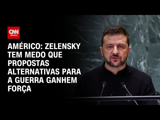 ⁣Américo: Zelensky tem medo que propostas alternativas para a guerra ganhem força | BASTIDORES CNN