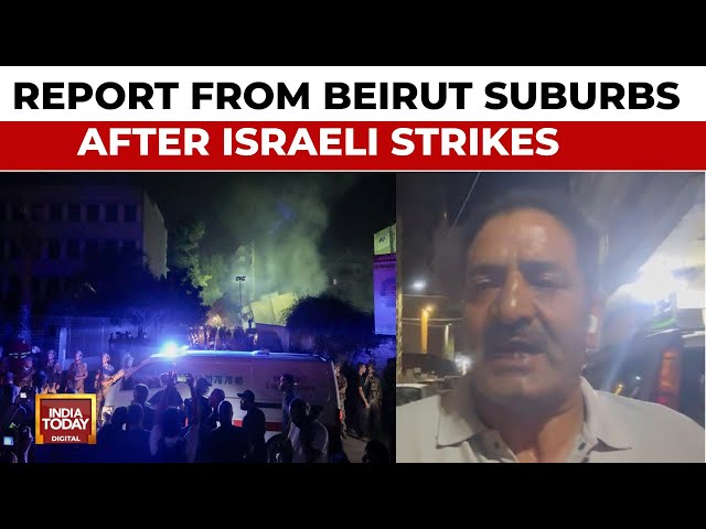 ⁣Ground Report From The Suburbs Of Beirut After An Israeli Strike On Hezbollah's Headquarters