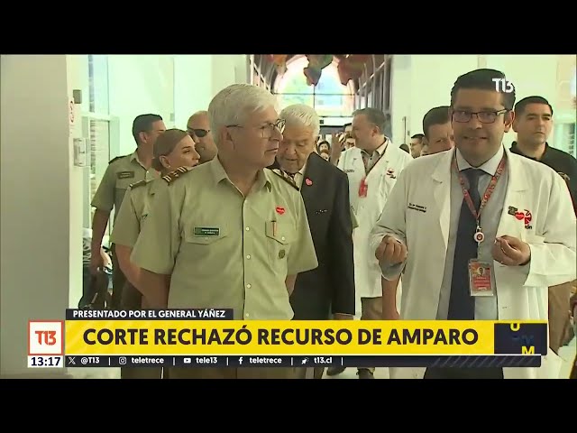 ⁣Corte rechazó recurso de la defensa del general Yáñez. Sería formalizado el 1 de octubre