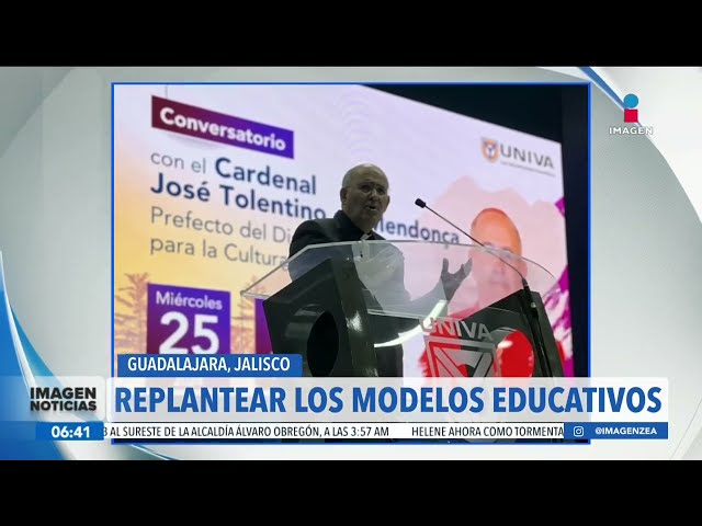 ⁣El cardenal José Tolentino de Mendonça llama a replantear los modelos educativos | Francisco Zea