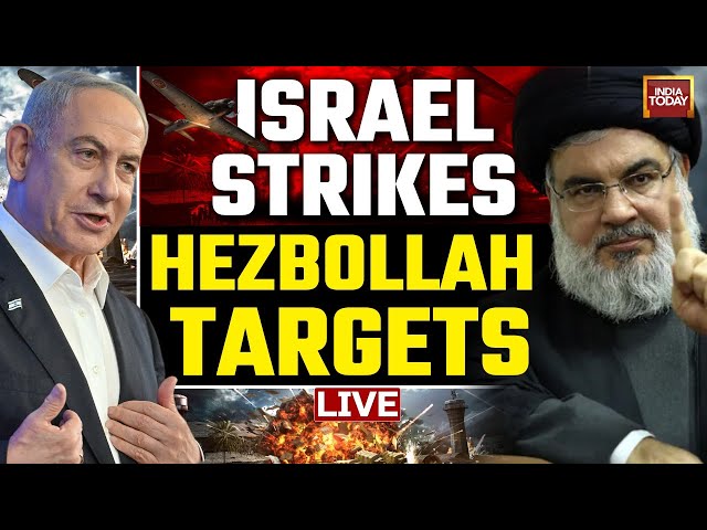 ⁣Israel Attack Live | Israel Says It Struck Hezbollah's Headquarters As Explosions Rock Beirut |