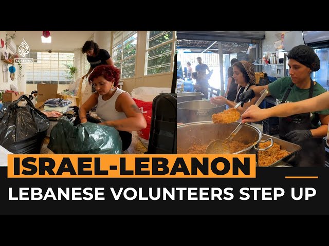 ⁣Lebanese community steps up to help people displaced by the war | Al Jazeera NewsFeed