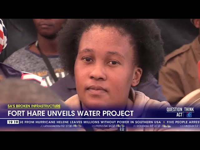 ⁣University of Fort Hare unveils water project