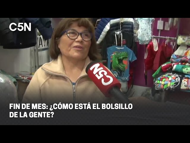 ⁣FIN DE MES: ¿CÓMO ESTÁ EL BOLSILLO DE LA GENTE?