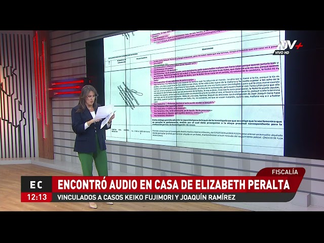 ⁣Elizabeth Peralta: Joaquín Ramírez descarta conocer a fiscal