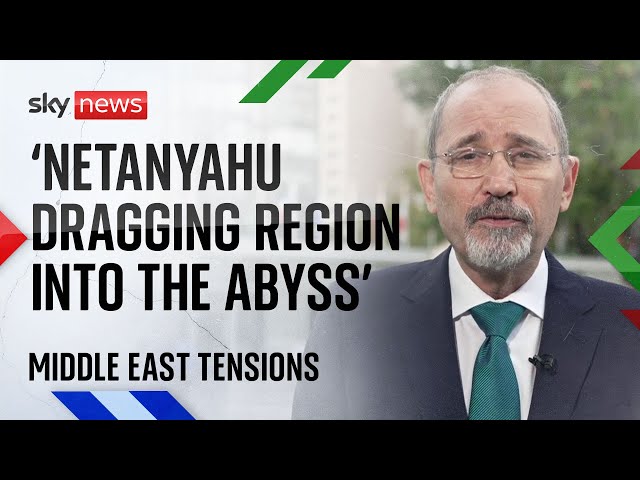 ⁣'Netanyahu has an agenda and no one is stopping him', says Jordanian minister | Middle Eas