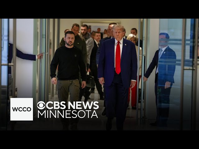 President Zelenskyy meets with Donald Trump