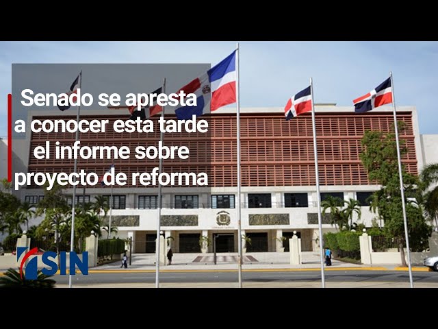 ⁣El senado se apresta a conocer esta tarde el informe sobre proyecto de reforma