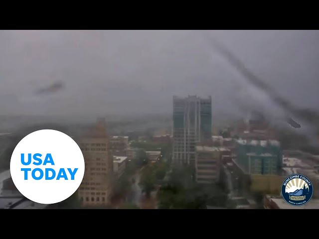 ⁣WATCH: Helene's flash flooding causes power outages in Carolinas | USA TODAY