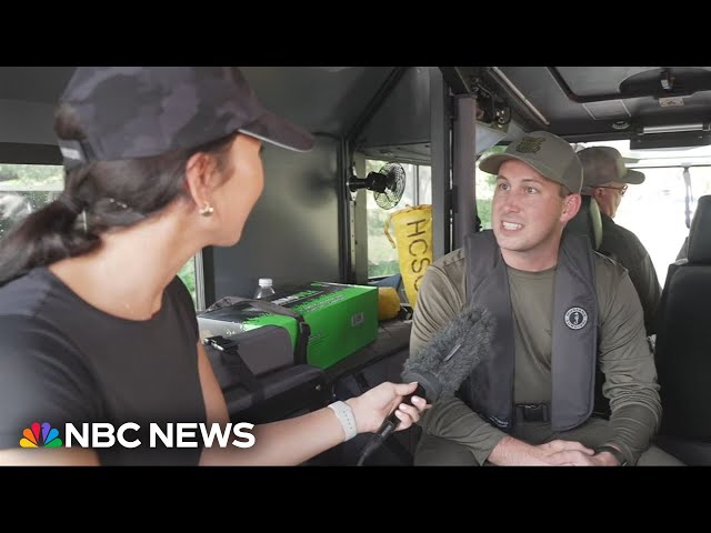 ⁣'They just didn't expect this': First responder describes high water rescues