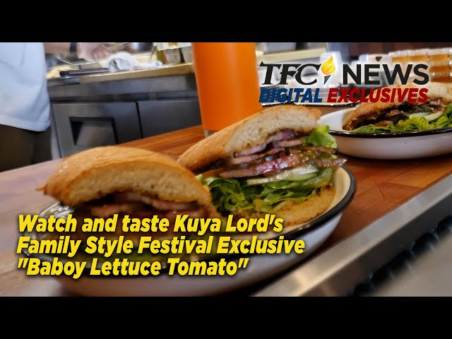 ⁣Watch and Taste Kuya Lord's Family Style Festival Eclusive "Baboy Lettuce Tomato" | T