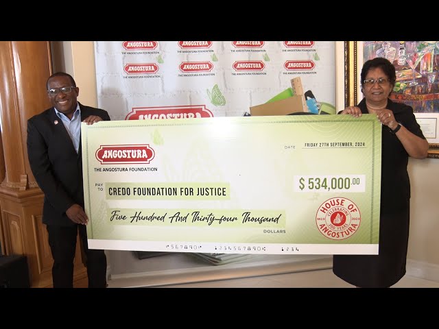 ⁣Angostura Foundation Donates $534K To Credo Foundation