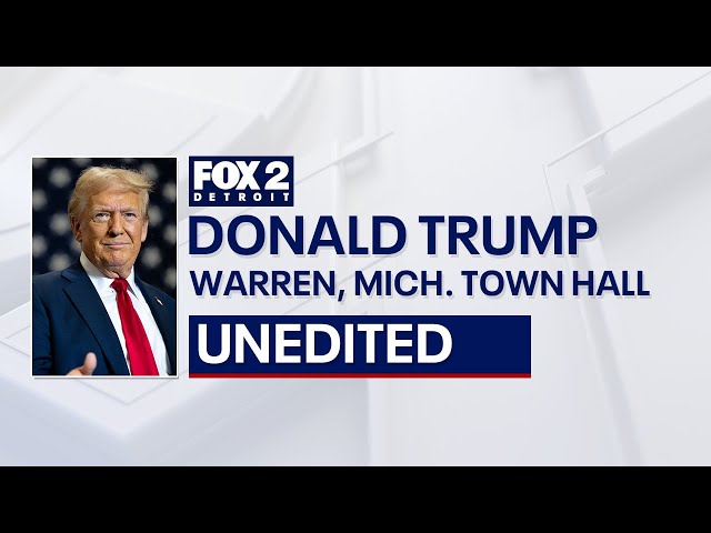 ⁣DONALD TRUMP IN MICHIGAN: Town hall set for Friday night