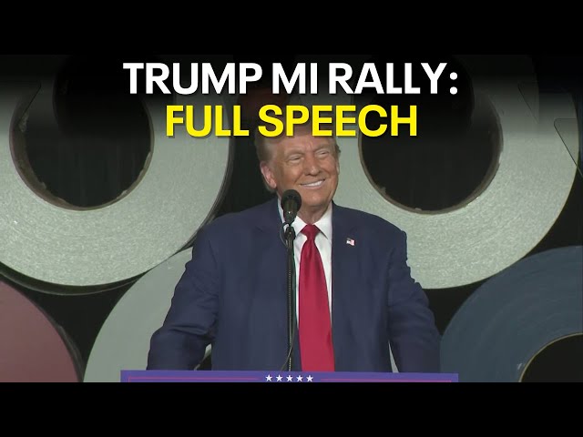 ⁣Trump Rally in Michigan: FULL SPEECH