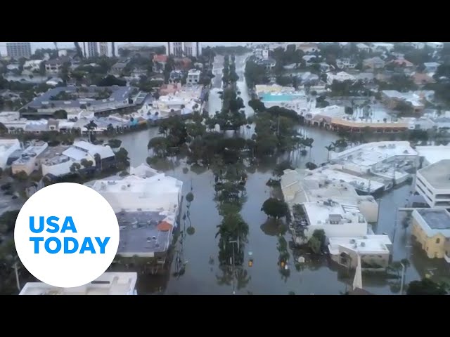 Aerial video shows damage caused by Hurricane Helene in several cities | USA TODAY