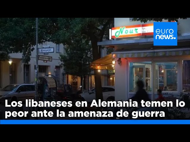 ⁣La comunidad libanesa en Alemania teme lo peor ante la amenaza de guerra