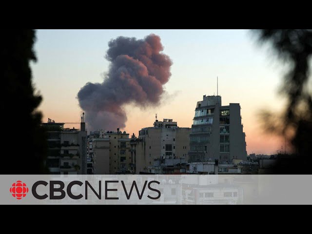 ⁣Israeli explosions rattle civilian area in Beirut