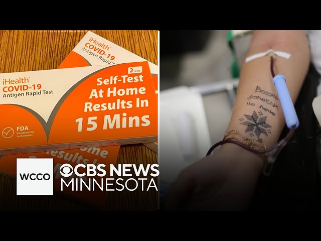 ⁣Health Watch: Free COVID tests, Big 10 blood drive