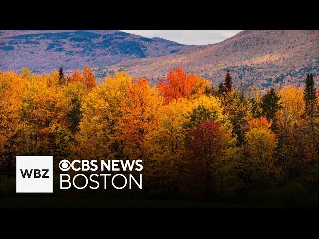 Fall foliage season getting ready to ramp up in New England