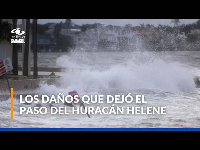 ⁣Se elevan a 26 las víctimas fatales por el paso del huracán Helene en Estados Unidos