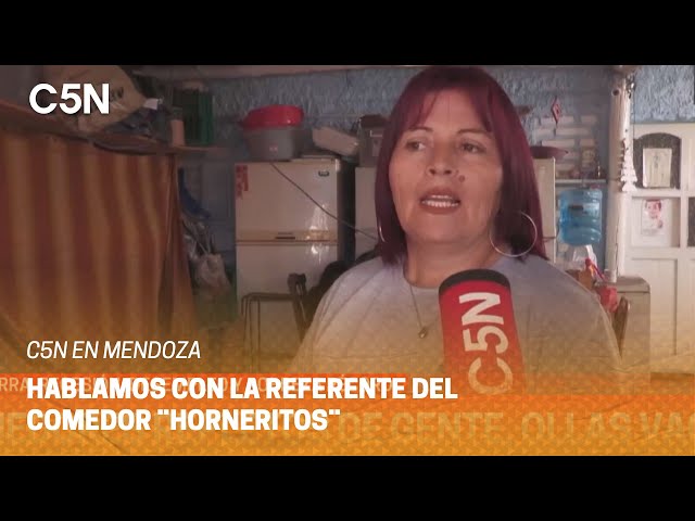 ⁣GABRIELA, referente de un COMEDOR en MENDOZA: ¨Cada vez estamos PEOR¨