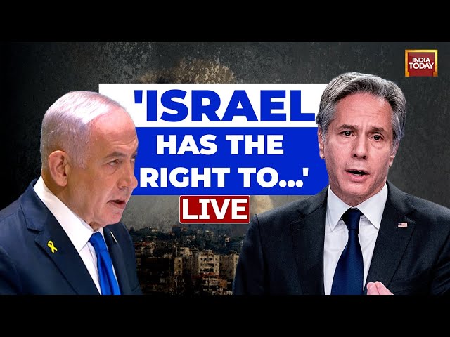 ⁣Israel vs Hezbollah LIVE: Secretary Of State Antony Blinken Holds Presser After Hezbollah HQ Strike