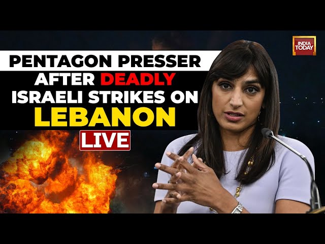 ⁣Israel vs Hezbollah LIVE: Pentagon Press Briefing After Massive Israeli Strike On Hezbollah HQ