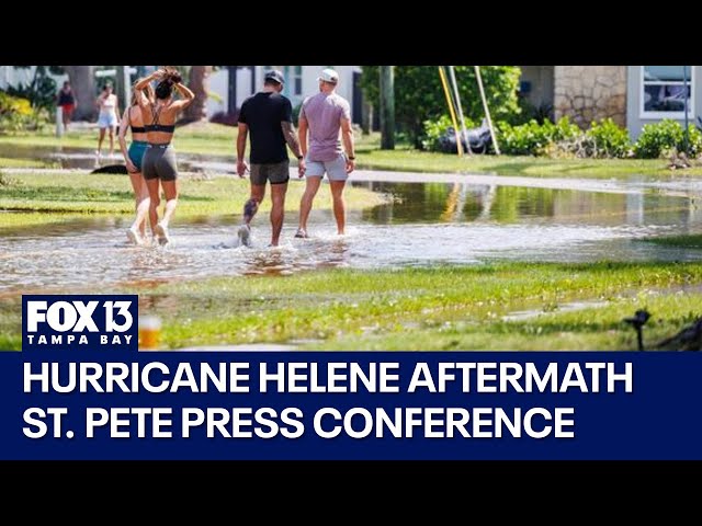 ⁣St. Petersburg Hurricane Helene update