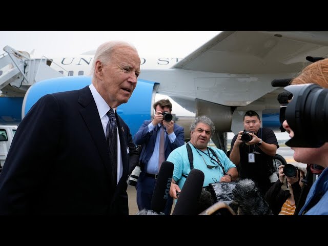 Joe Biden denies US having ‘knowledge of or participation’ in Israel’s strike on Beirut