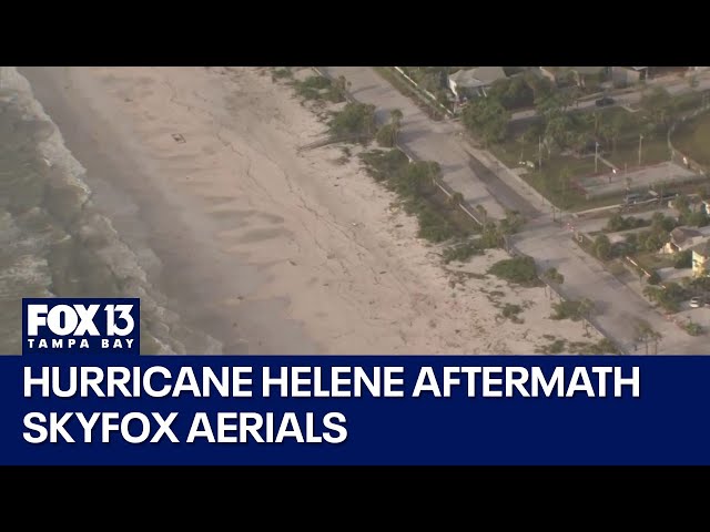 ⁣Hurricane Helene damage