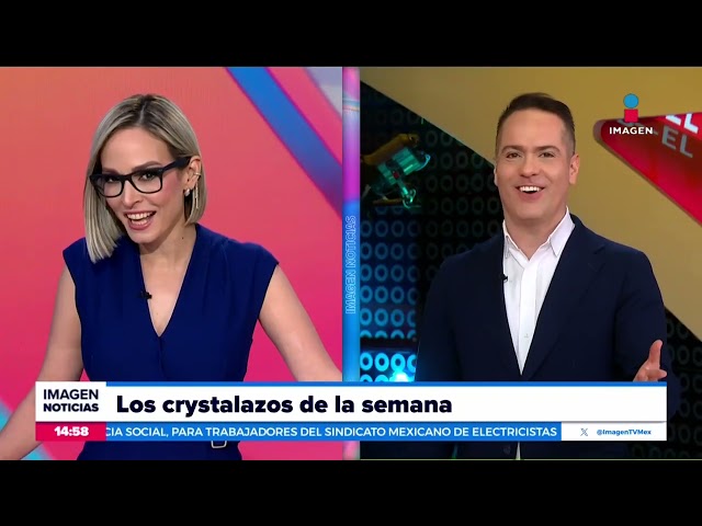 ⁣Viernes de Crystalazos "Me la estoy pasando bien raro" | Noticias con Crystal Mendivil