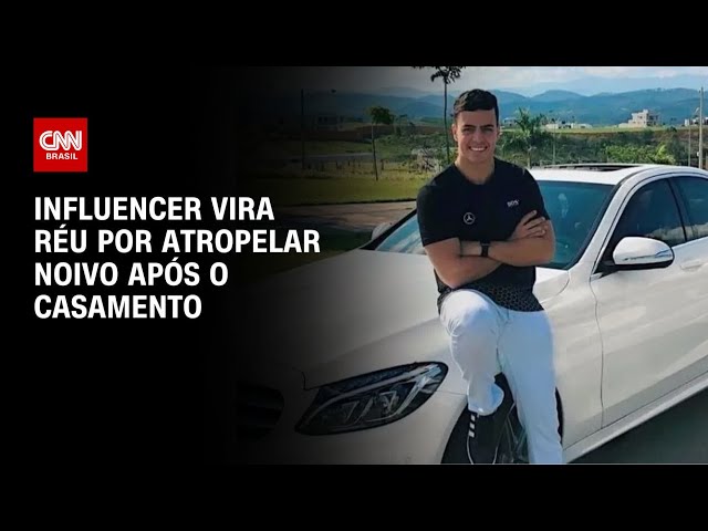 ⁣Influencer vira réu por atropelar noivo após o casamento | CNN ARENA