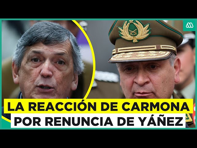 Así fue la reacción de Lautaro Carmona ante la renuncia del General Yáñez