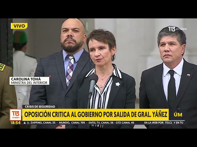 ⁣Ministra Tohá por críticas de la oposición: "No funcionamos con  amenazas"