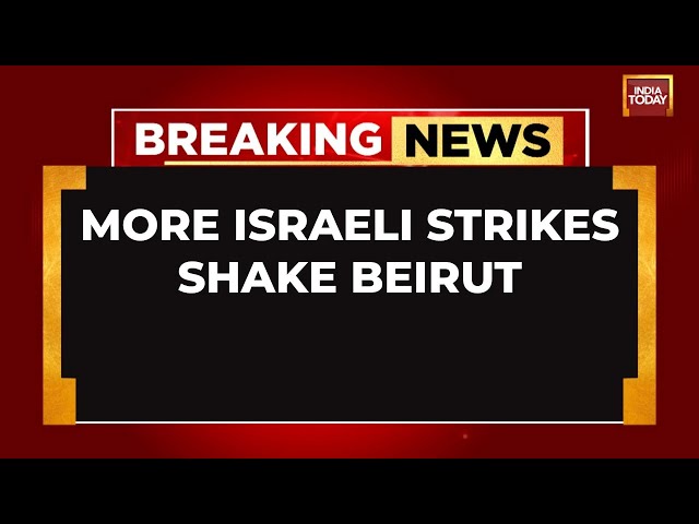 ⁣BREAKING NEWS: After Hezbollah HQ Attack, Israel Continues Strikes In Lebanon's Beirut