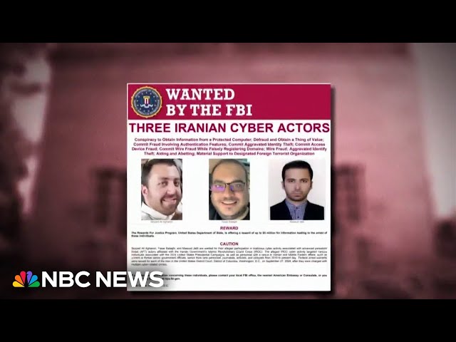 ⁣U.S. charges three Iranian operatives with hacking into Trump campaign