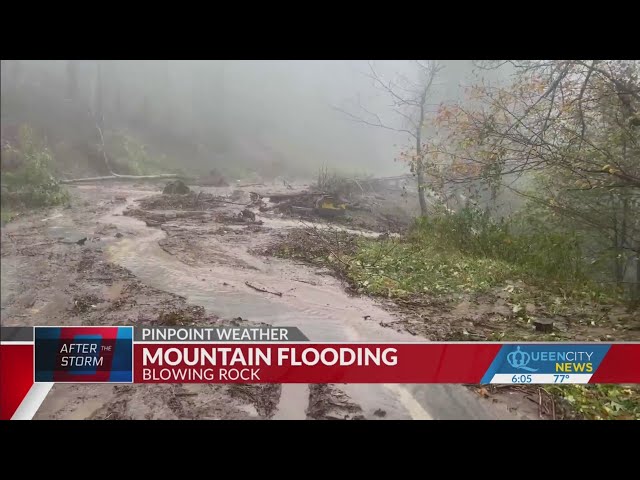 ⁣Boone largely inaccessible amid road washouts