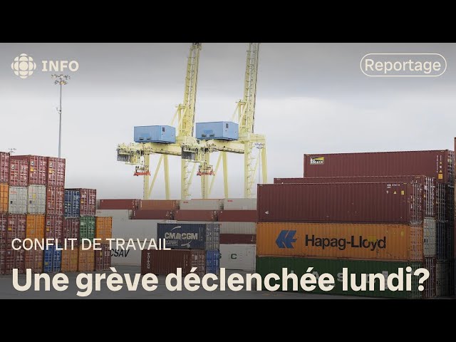 ⁣Port de Montréal : les débardeurs possiblement en grève pour 72 heures