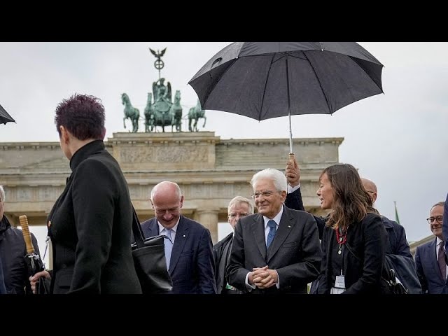 ⁣Sergio Mattarella visits Germany ahead of 80th anniversary of Marzabotto massacre