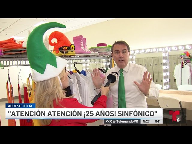 ⁣Todo listo para “Atención Atención ¡25 años! Sinfónico”