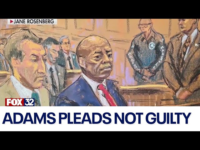 ⁣NYC Mayor Eric Adams pleads not guilty